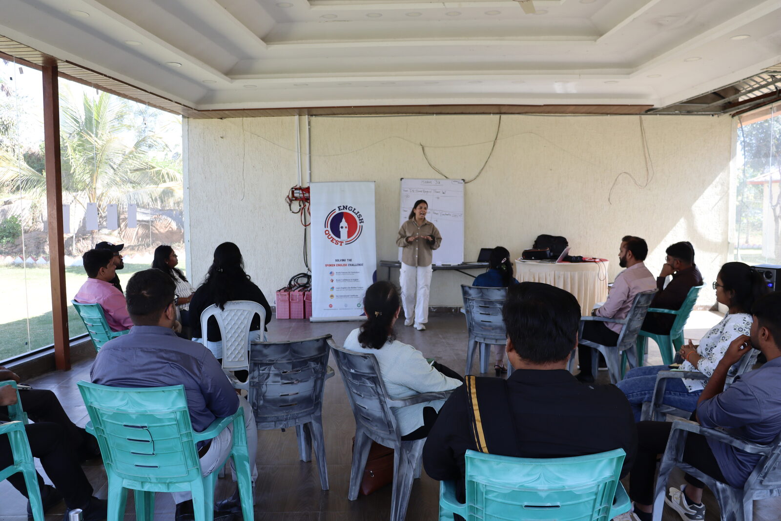 English Quest workshop in session
